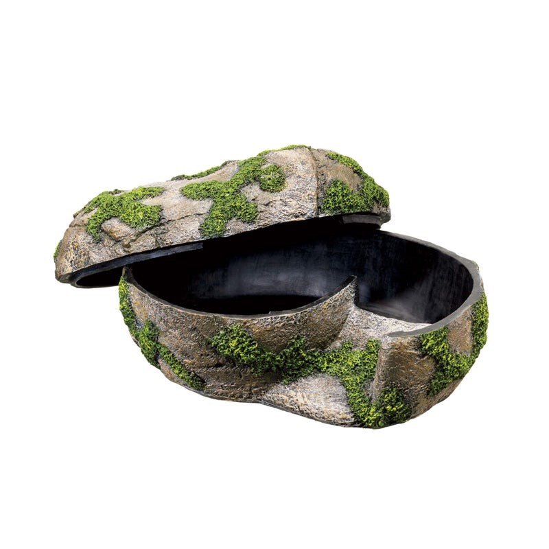 Zilla Pet Terrarium Rock Lair, Reptile Hide for Lizards, Snakes and More, Large - Image 2